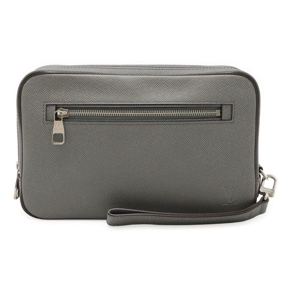 Louis Vuitton Taiga Neo Pavel Second Bag Clutch Bag Leather Glacier Grey Grey - Picture 1 of 8